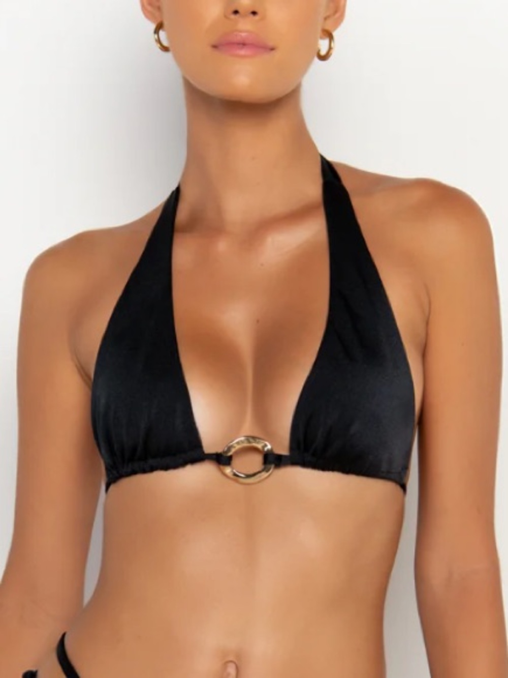 Sommer Swim Ryan Nero Halter Bikini Top